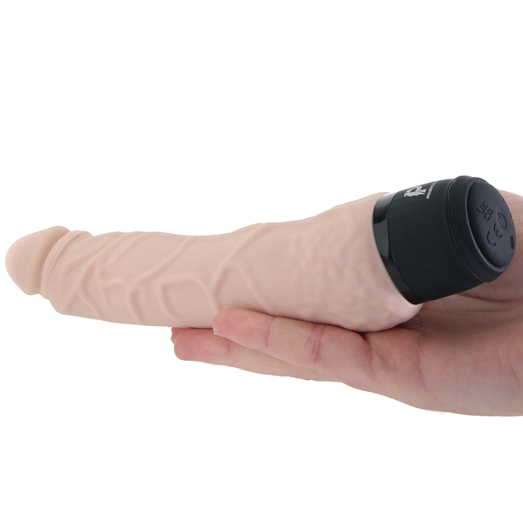 PowerCock 7 Inch Realistic Vibe in Light Vibrators > Realistic Vibrator Dildos