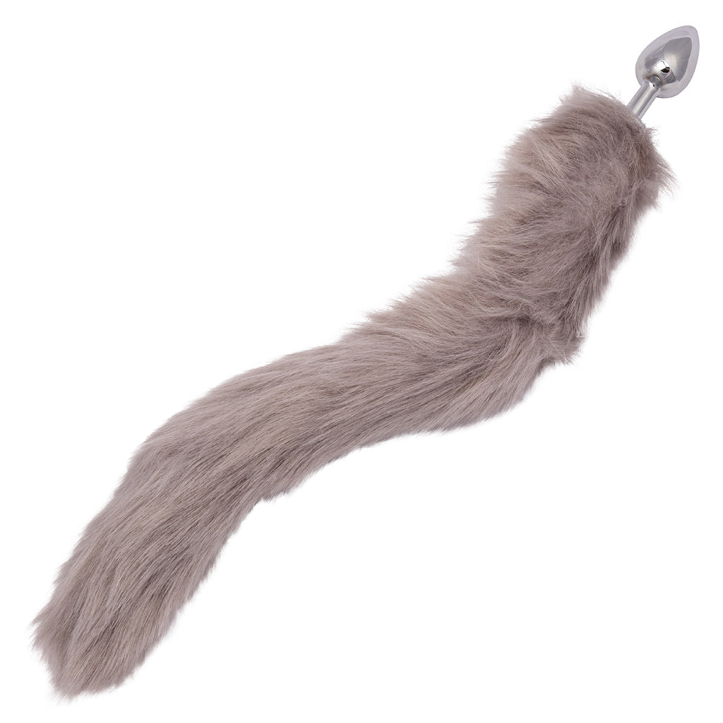 Running Wild Grey Tail Plug Anal Sex Toys > Butt Plugs