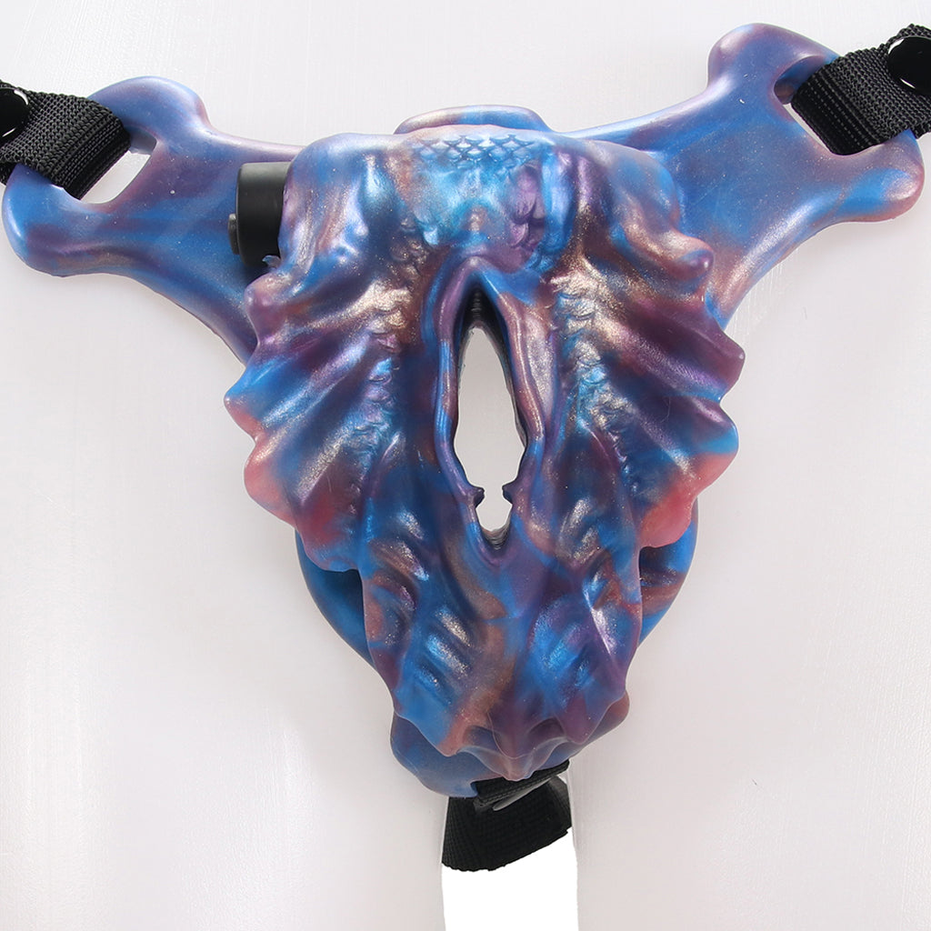 Creature Cocks Siren Snatch Silicone Strap-On Vibe Vibrators > Strap-On & Wearable