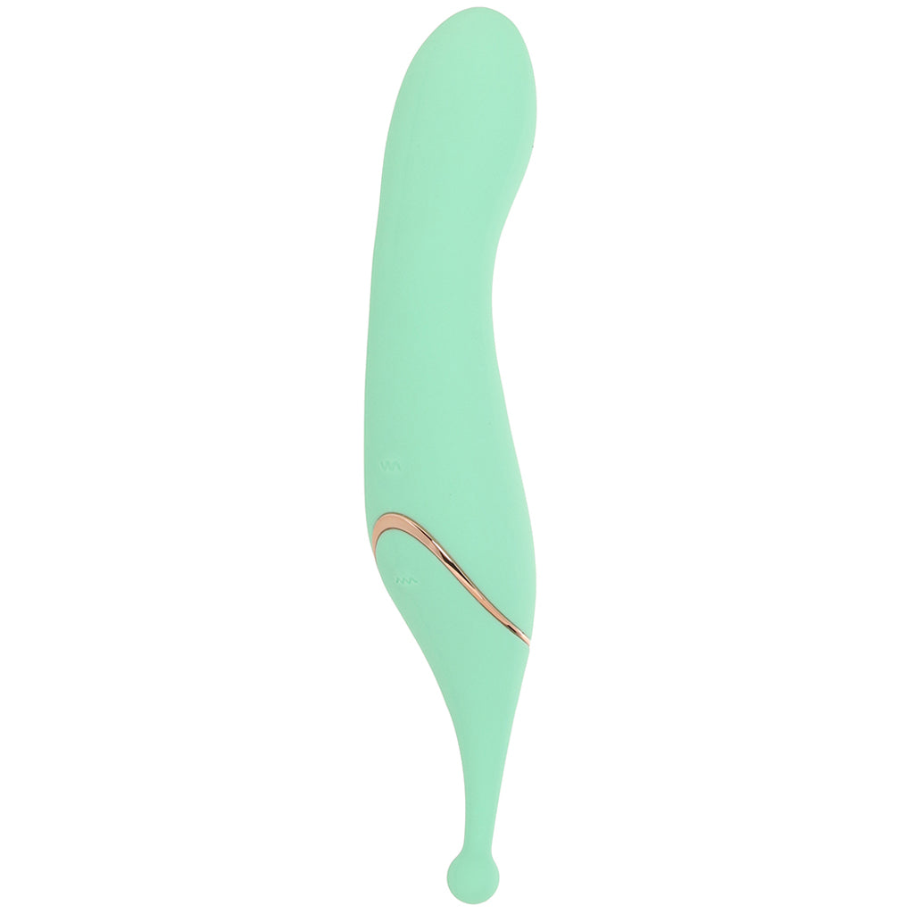 Stella Dual Ended Stimulator Vibe in Green Vibrators > G-Spot Vibrators
