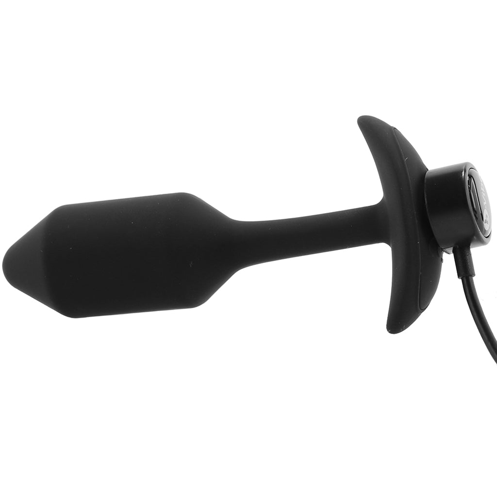 Vibrating Weighted Silicone Snug Plug in Medium Anal Sex Toys > Butt Plugs