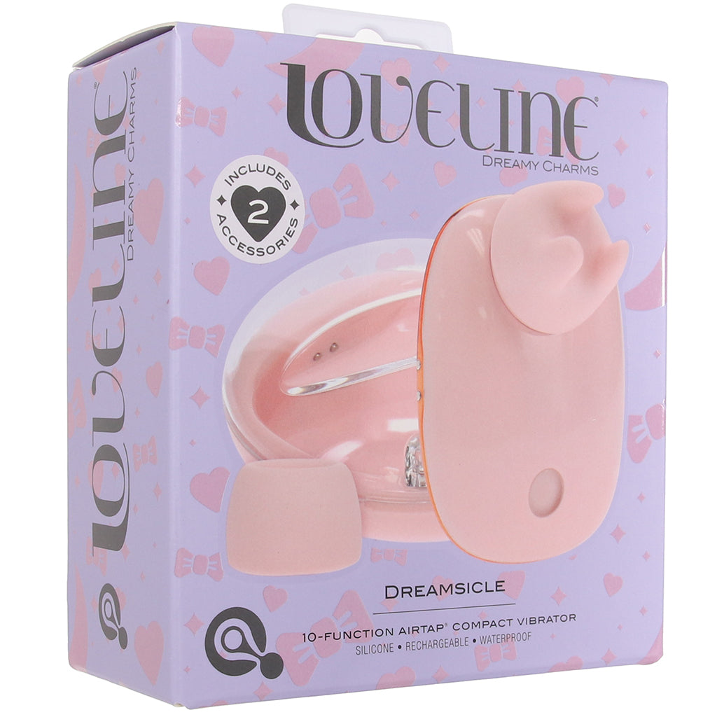 Loveline Dreamsicle Compact Tapping Vibe Vibrators > Clitoral Stimulators