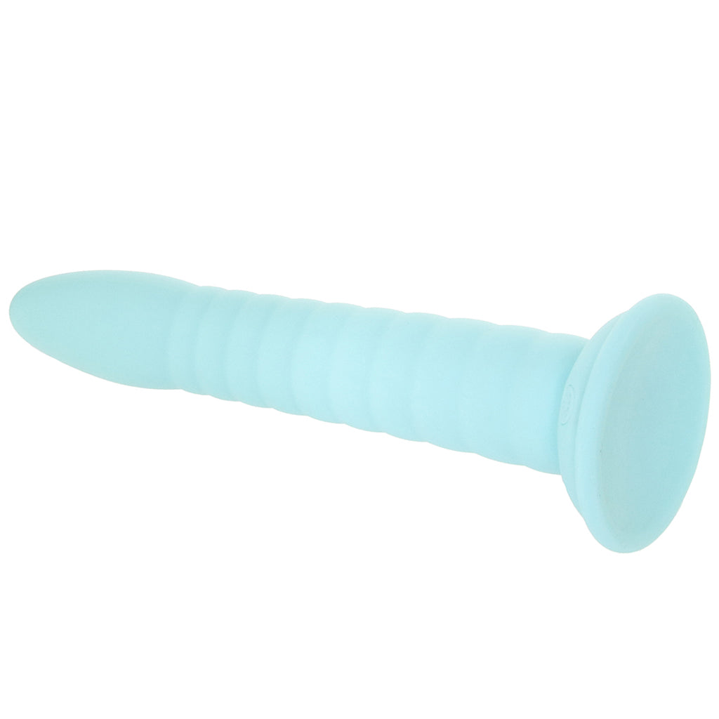 Dillio Platinum Wild Thing 7 Inch Dildo in Teal Dildo Sex Toys > G-Spot Dildos