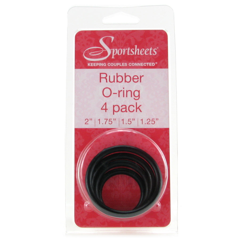 Rubber O-Ring 4 Pack Shop by Brand > Sex & Mischief