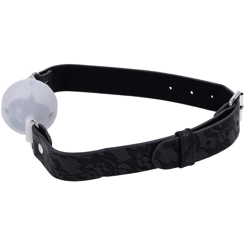 Sex & Mischief Lace Silicone Breathable Ball Gag Bondage and Fetish > Ball Gags & Mouth Restraints