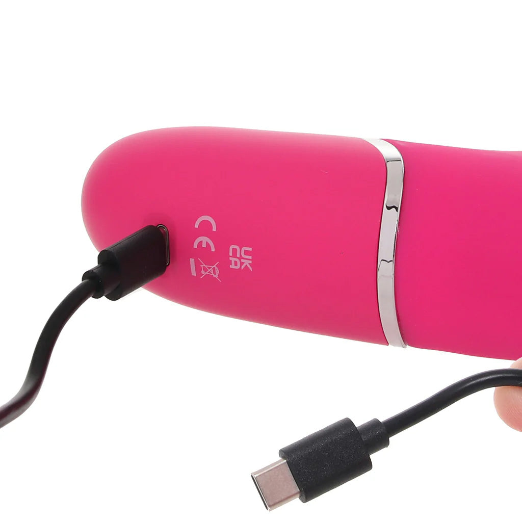 PinkCherry Thrusting Rabbit Vibe in Pink Vibrators > Rabbit Vibrators