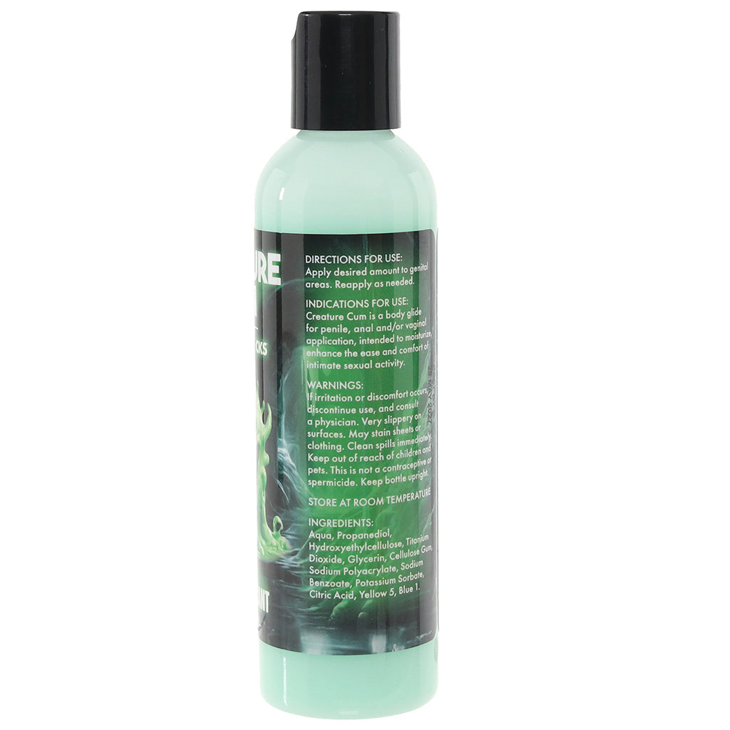 Creature Cum Water-Based Green Lube in 4oz/118ml Shop by Brand > Creature Cocks