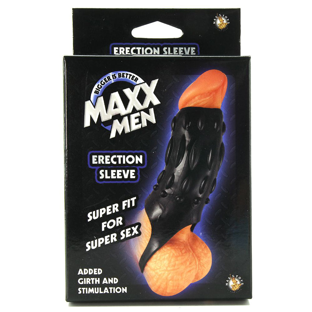 Men's Erection Sleeve in Black Male Enhancement > Extenders and Sleeves