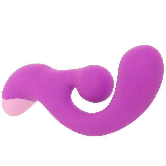 Bang! Gyro Silicone Rabbit Vibe in Purple
