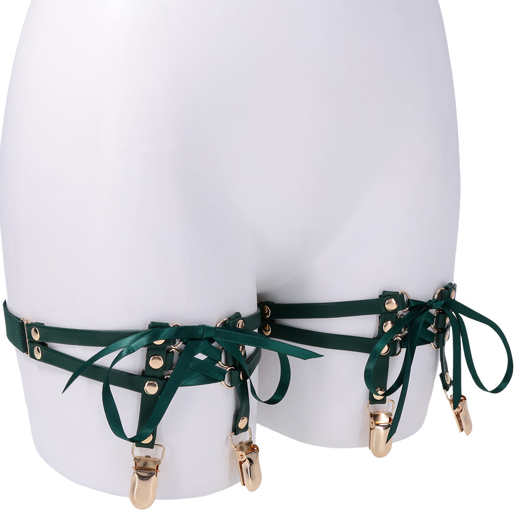Sex & Mischief Indica Lace Up Garters Bondage and Fetish > Tools & Accessories
