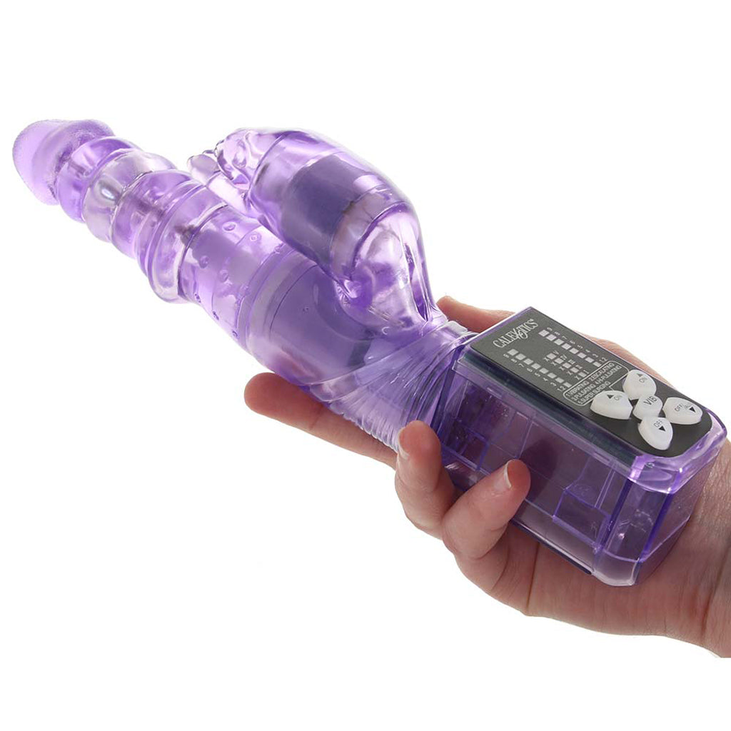 Purring Thrusting Panther Vibe in Purple Vibrators > Rabbit Vibrators