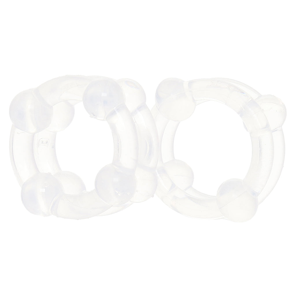 Alpha Liquid Silicone Double Stacker Rings Cock Rings