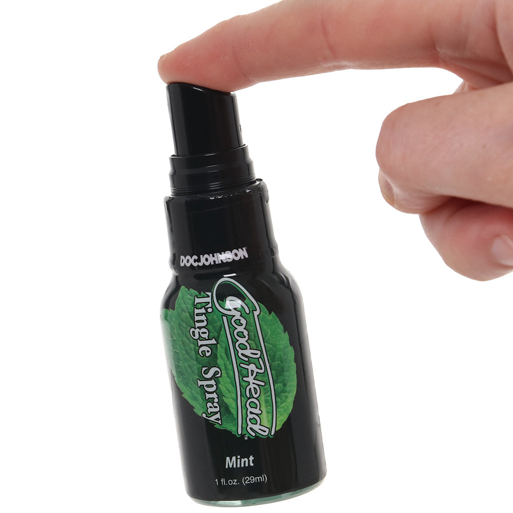 GoodHead Mint Tingle Spray in 1oz/29ml Lubes and Lotions > Flavored Sex Lubes