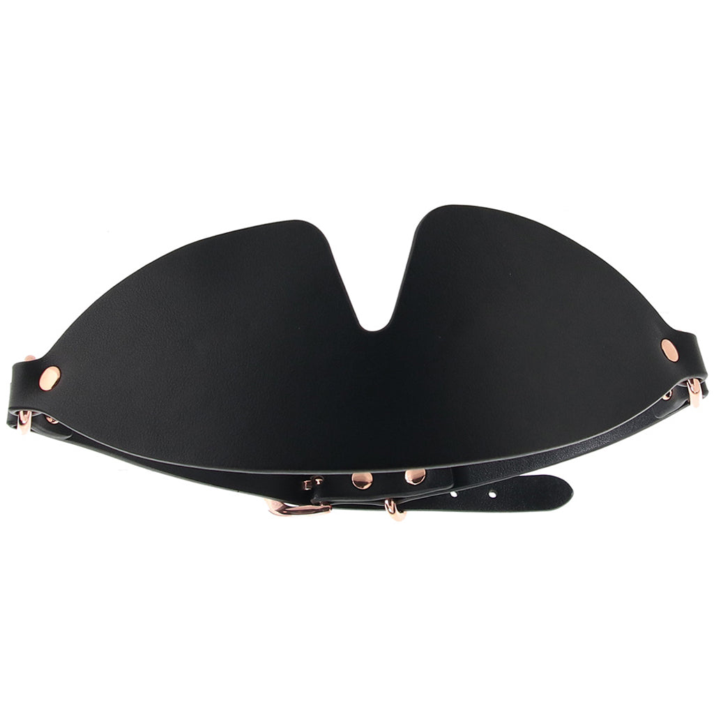 Bondage Couture Blindfold in Rose Gold Bondage and Fetish > Pleasure Masks and Dress Up Play