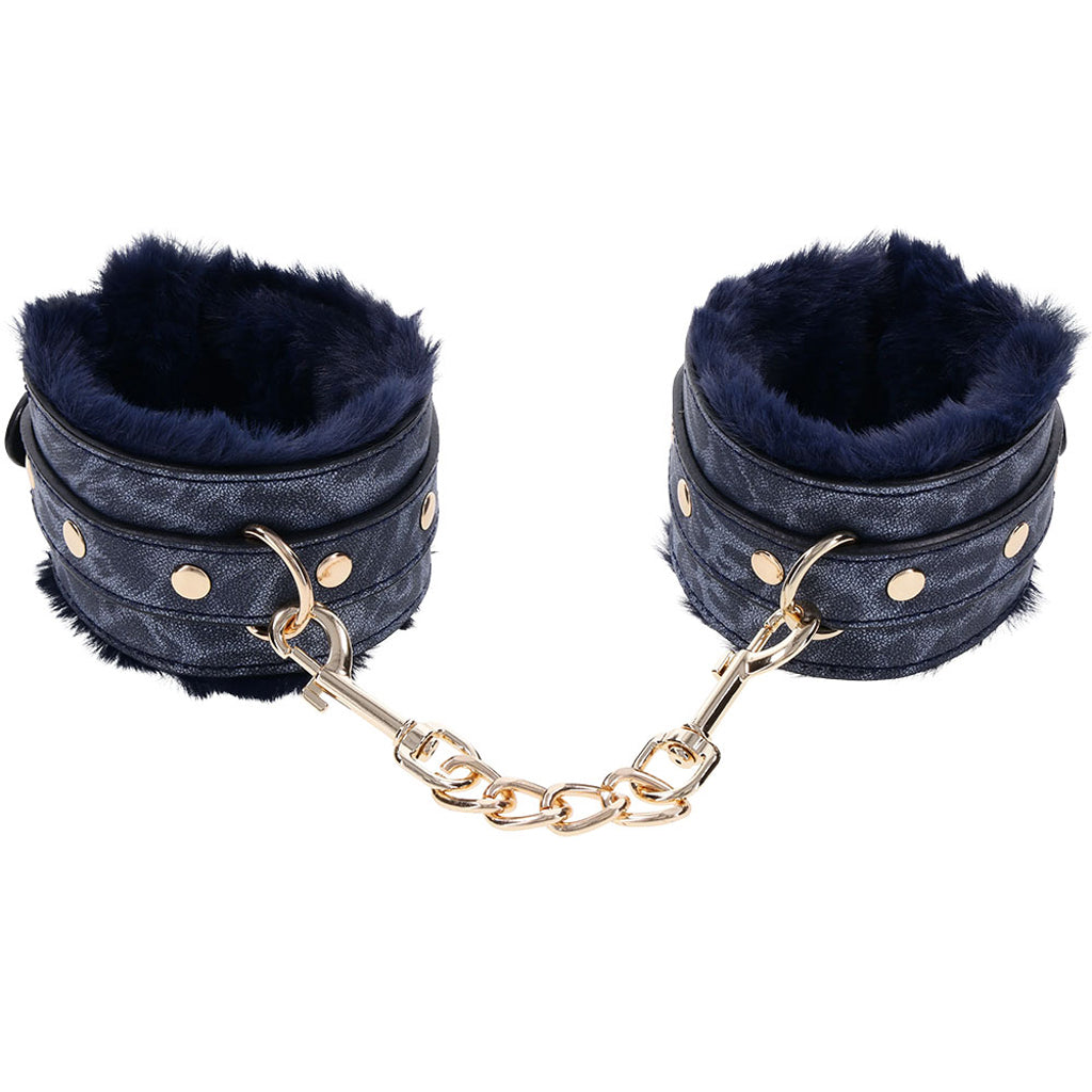 Sex & Mischief Cougar Fur Handcuffs Bondage and Fetish > Wrist and Ankle Cuffs