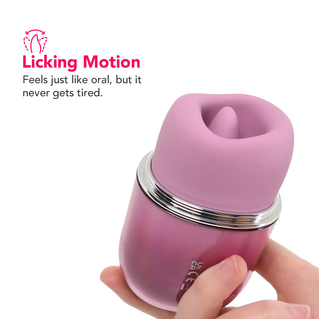 Klitty Dual-Action Licking & Suction Stimulator 🩷 JoyfulPink.com Vibrators > Clitoral Stimulators