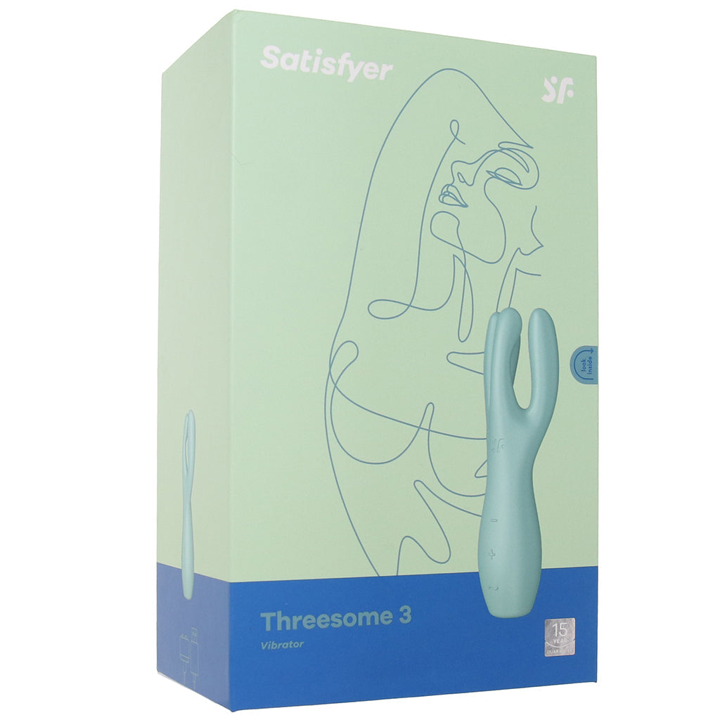 Satisfyer Threesome 3 Vibe in Mint
