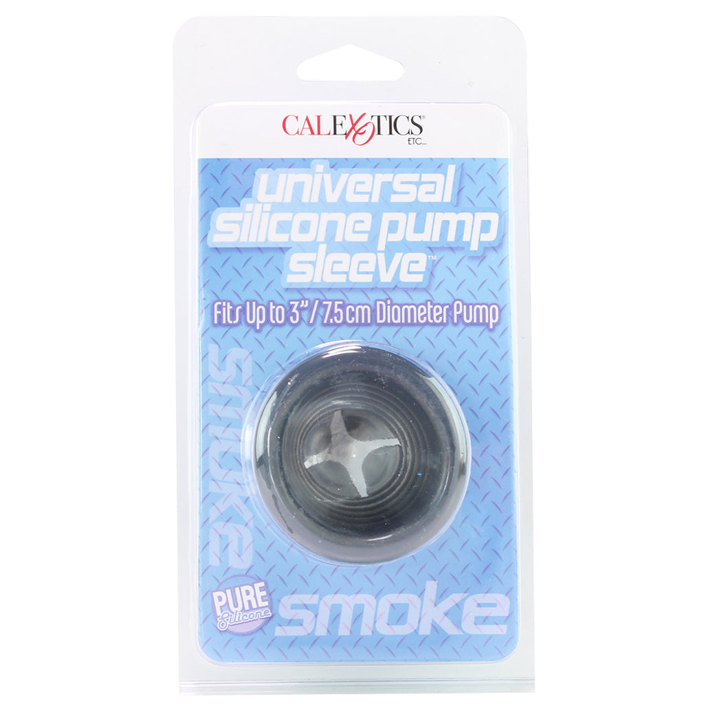 Universal Silicone Pump Sleeve in Smoke Male Enhancement > Penis Pumps