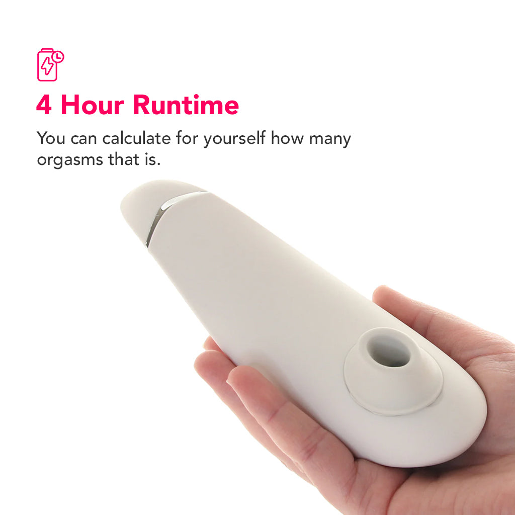 Womanizer Premium 2 Pleasure Air Stimulator in Gray Vibrators > Clitoral Stimulators