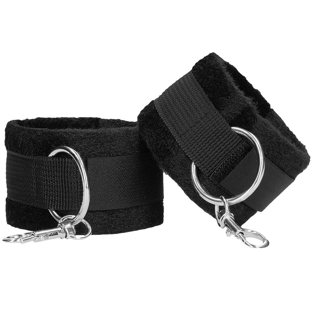 Black & White Velcro Wrist or Ankle Cuffs Bondage and Fetish > Wrist and Ankle Cuffs