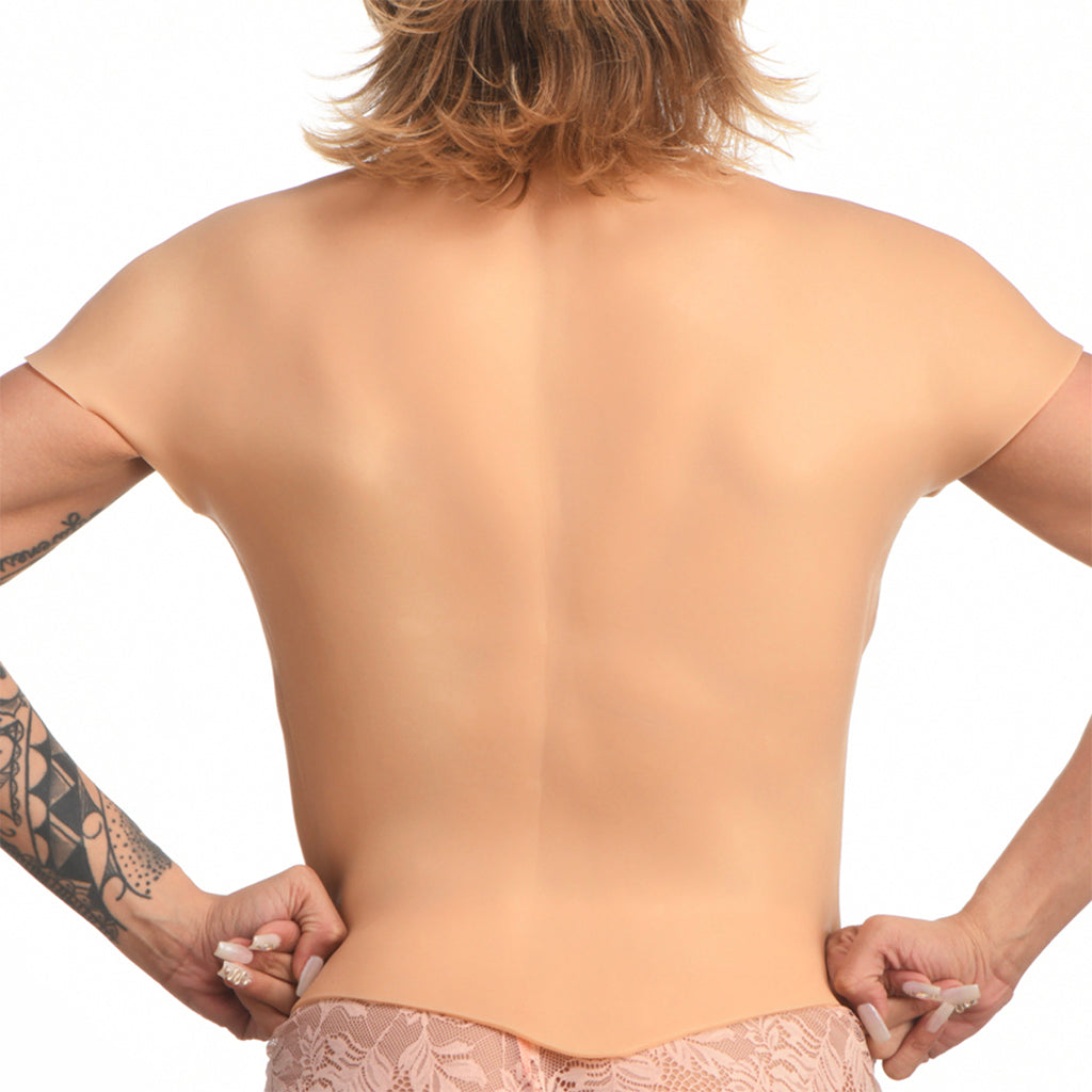 Master Series Ripped Silicone Male Chest in Medium Sexual Wellness > Gender Expression and Affirmation