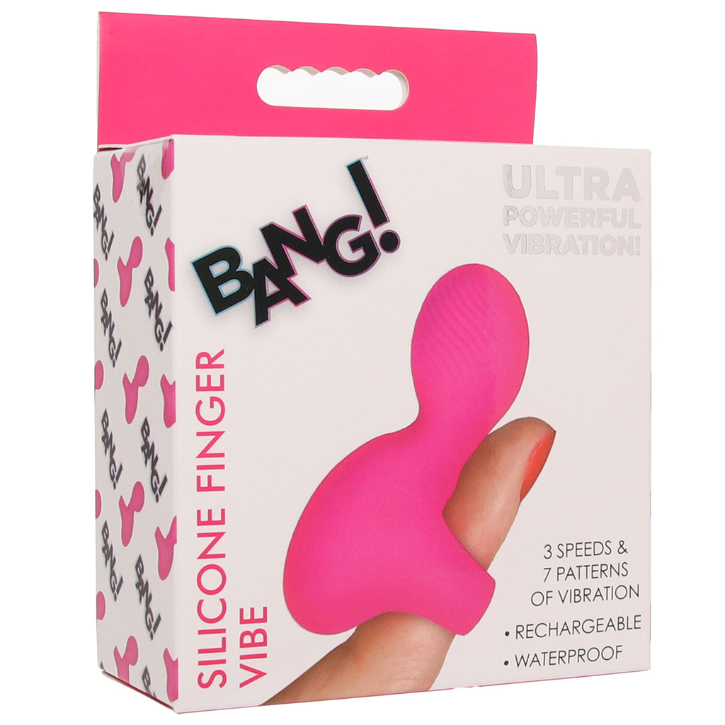 Bang! Silicone Finger Vibe in Pink Vibrators > Finger Vibrators