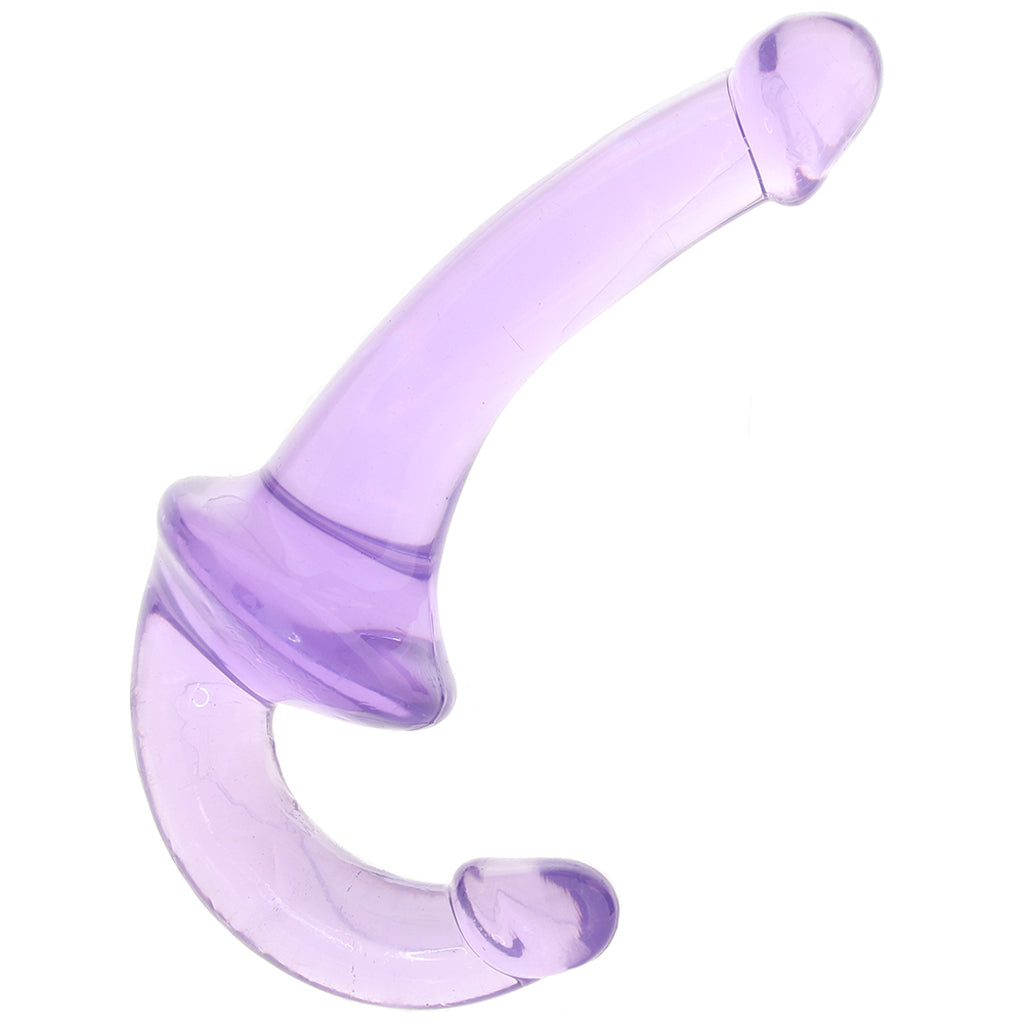 Strapless Strap-On Wearable Jelly Dildo in Purple Dildo Sex Toys > G-Spot Dildos