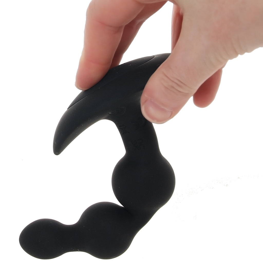 A-Play Beaded 5.5 Inch Anal Vibe in Black Anal Sex Toys > Anal Vibrators