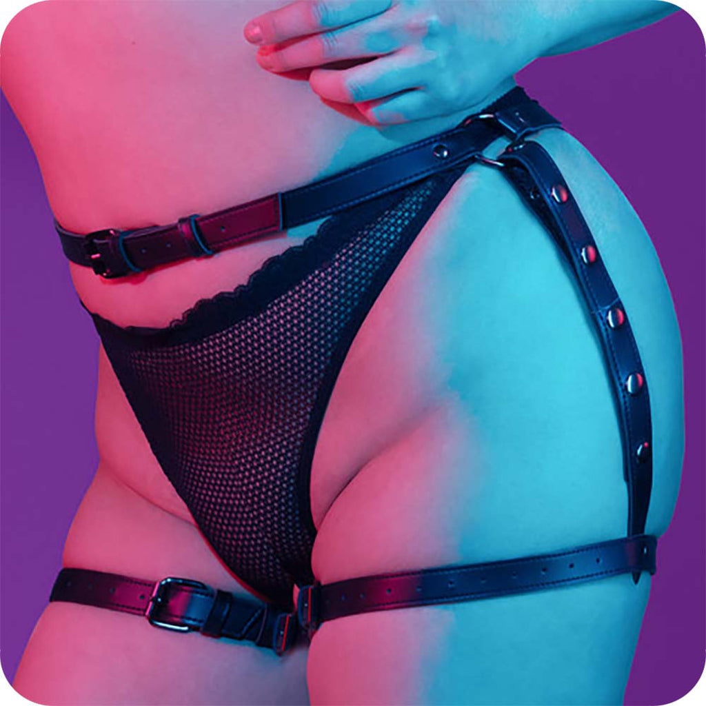 Euphoria Riding Thigh Harness XL Bondage and Fetish > Men's Bondage Wear