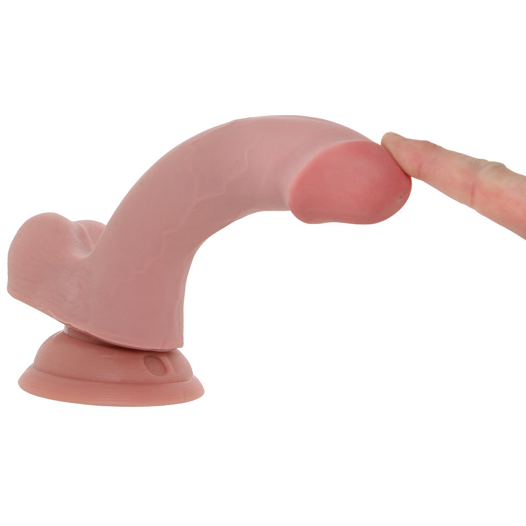 King Cock Plus Triple Density 6.5 Inch Ballsy Cock in Flesh Dildo Sex Toys > Realistic Dildos