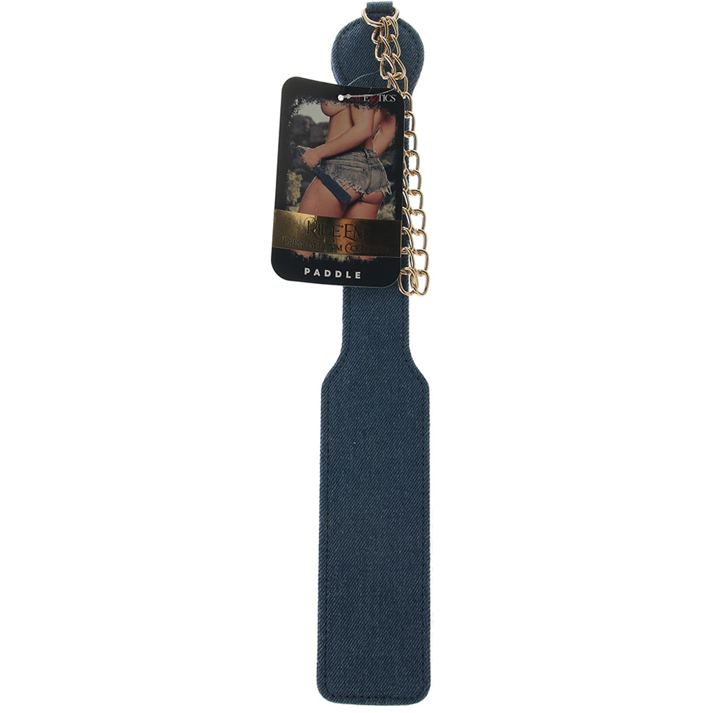Ride 'Em Denim Paddle Bondage and Fetish > Whips and Crops