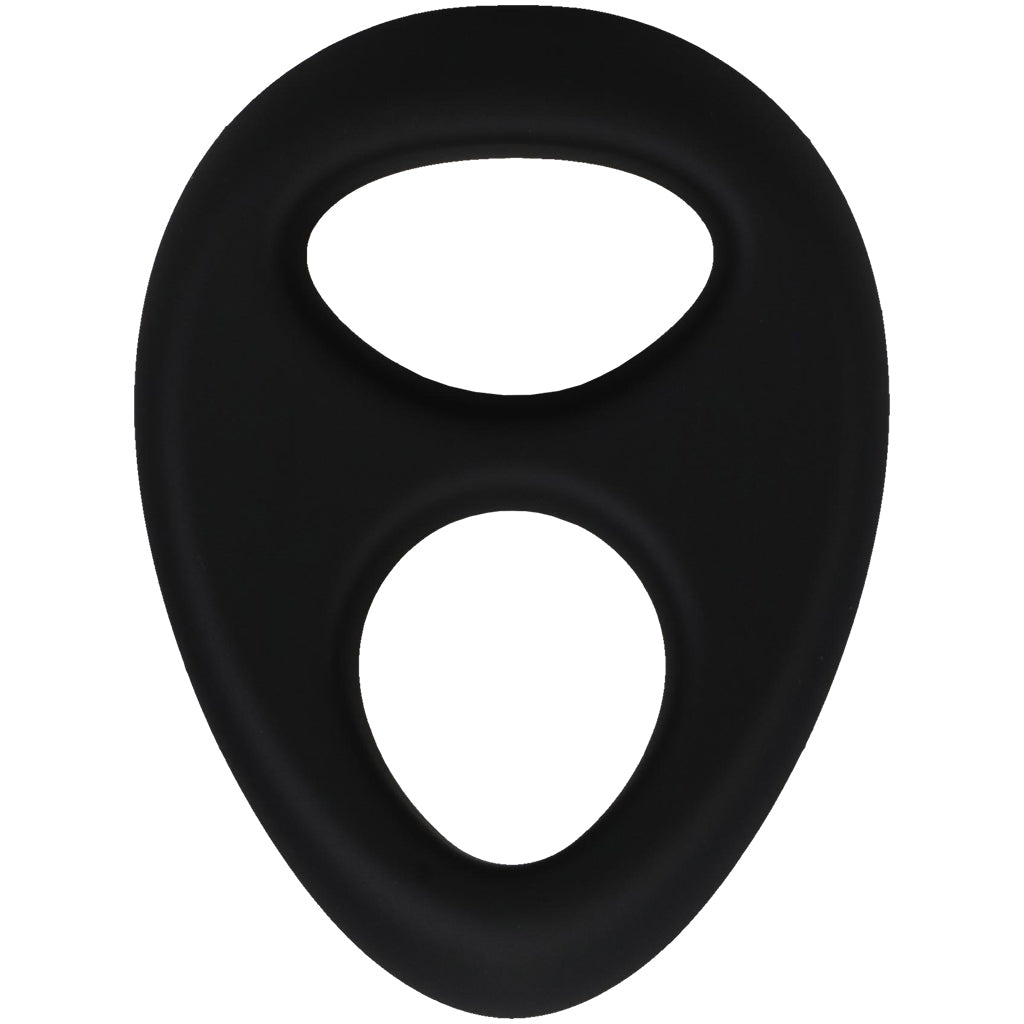 Rock Solid The Code C-Ring and Bandana Set in Black Cock Rings