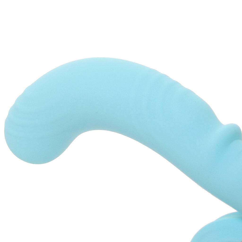 Loveline Gyre Vibrating Swirl Vibe in Blue Vibrators > G-Spot Vibrators