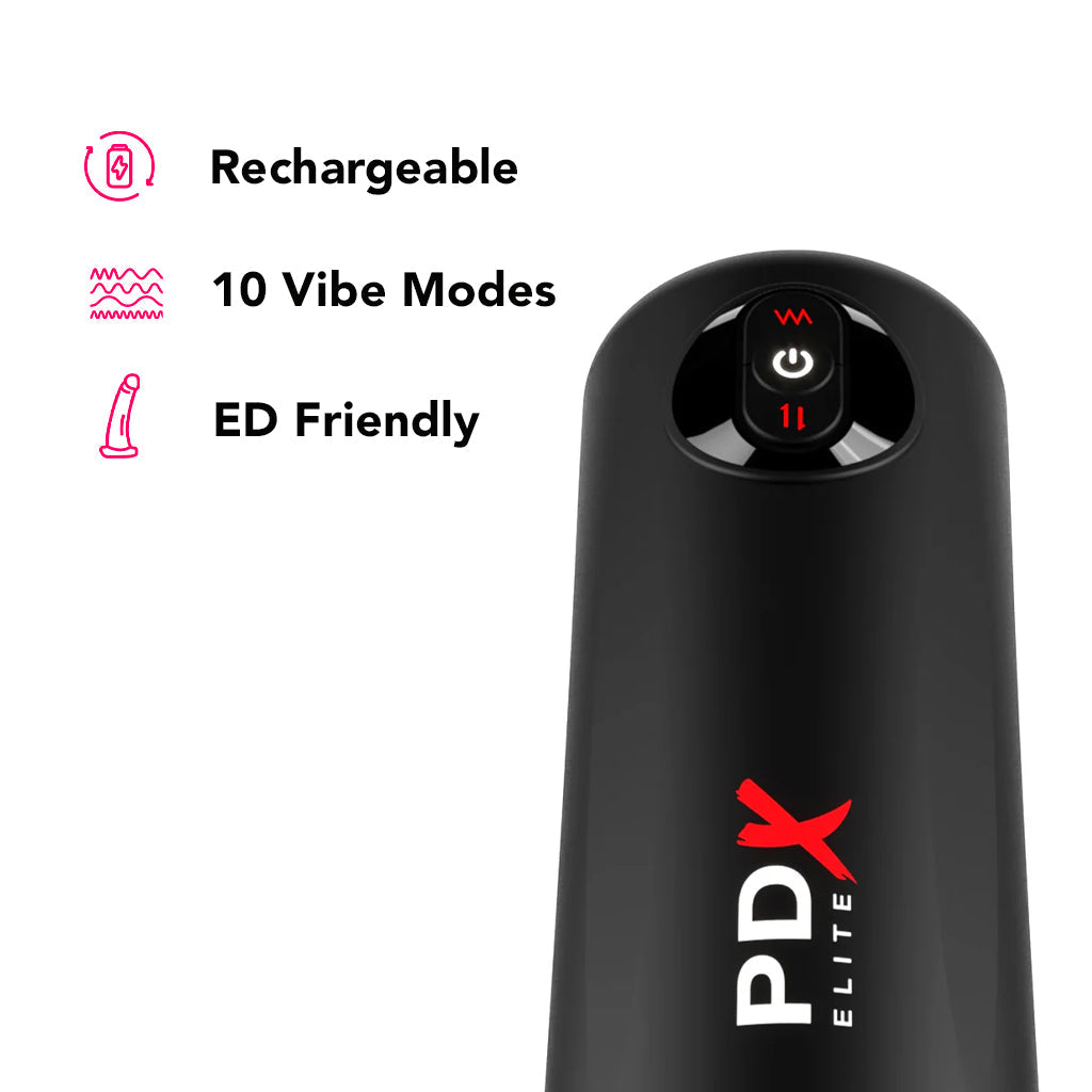 PDX Elite Moto Milker Thrusting Auto Stroker Male Masturbators > Auto Strokers