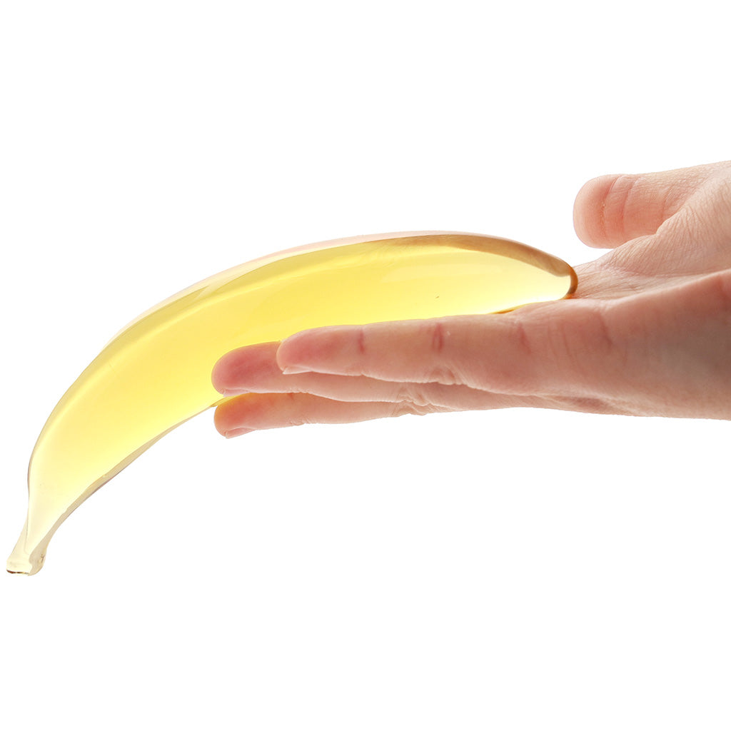 gläs Banana Joy Glass Dildo Dildo Sex Toys > G-Spot Dildos