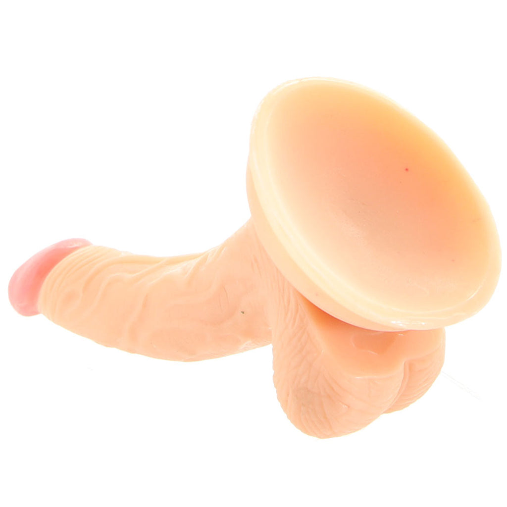 Real Skin Mini Whoppers 5 Inch Curved Dildo Dildo Sex Toys > Realistic Dildos