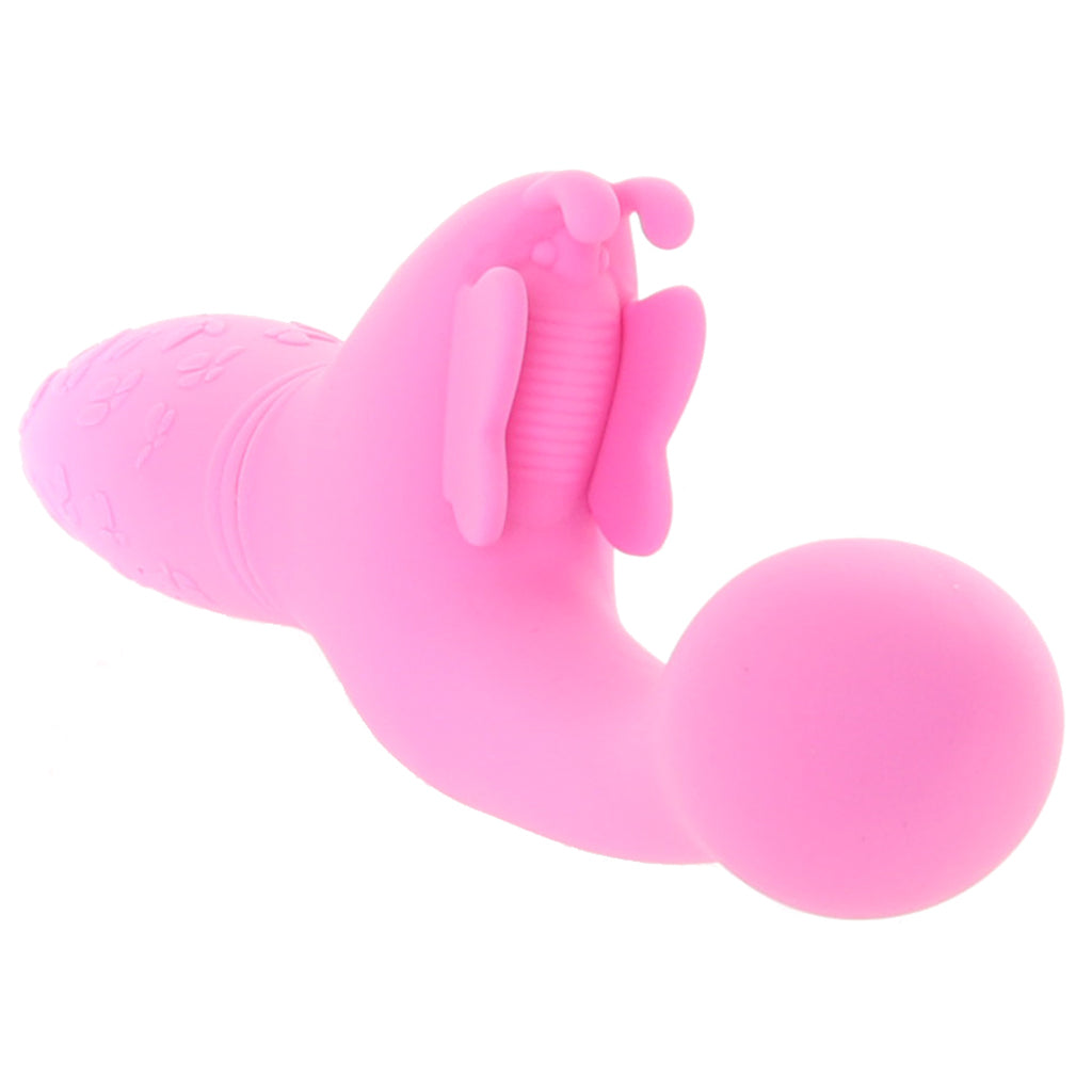 Rechargeable Butterfly Kiss Vibrator in Pink Vibrators > G-Spot Vibrators