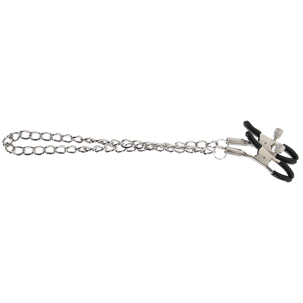 Sex & Mischief Chained Nipple Clamps Bondage and Fetish > Nipple Stimulators & Clamps