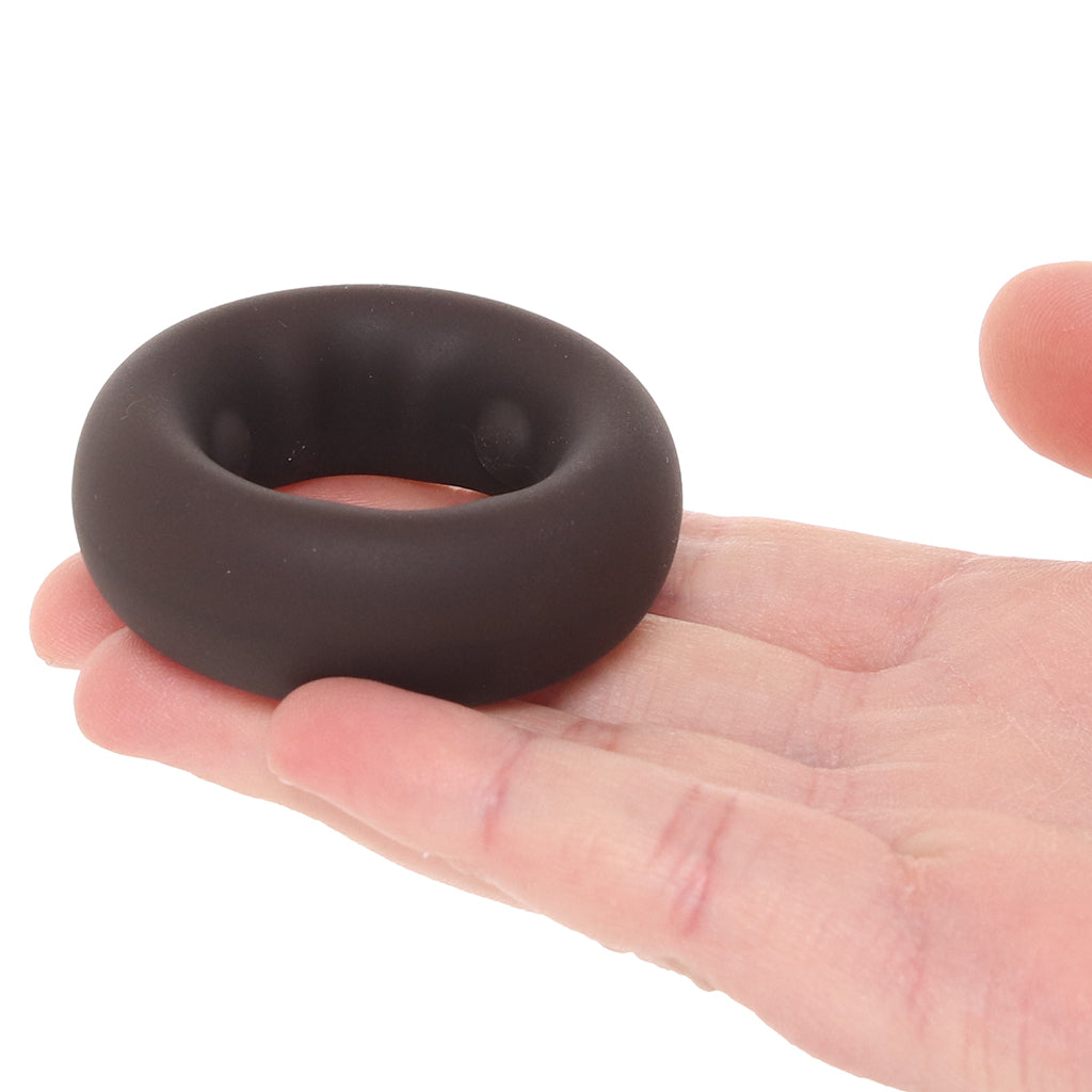 Gunner Liquid Silicone Super Stretch C-Ring in Dark Cock Rings