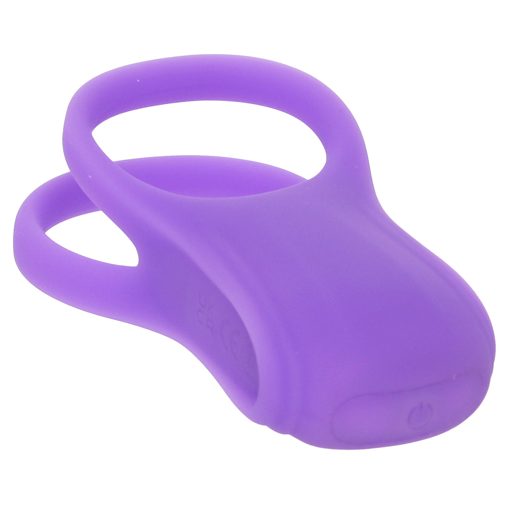 Basic Essentials Dual Support Vibrating Cock Ring Cock Rings