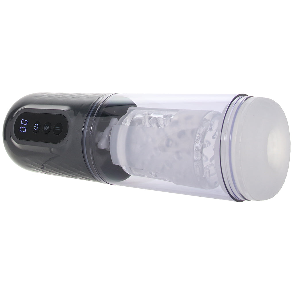 Pumped Vortex Auto Stroker in Gunmetal Male Masturbators > Auto Strokers