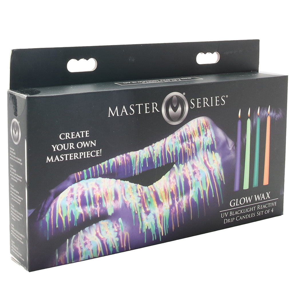 Master Series Glow Wax UV Drip Candles Bondage and Fetish > Tools & Accessories