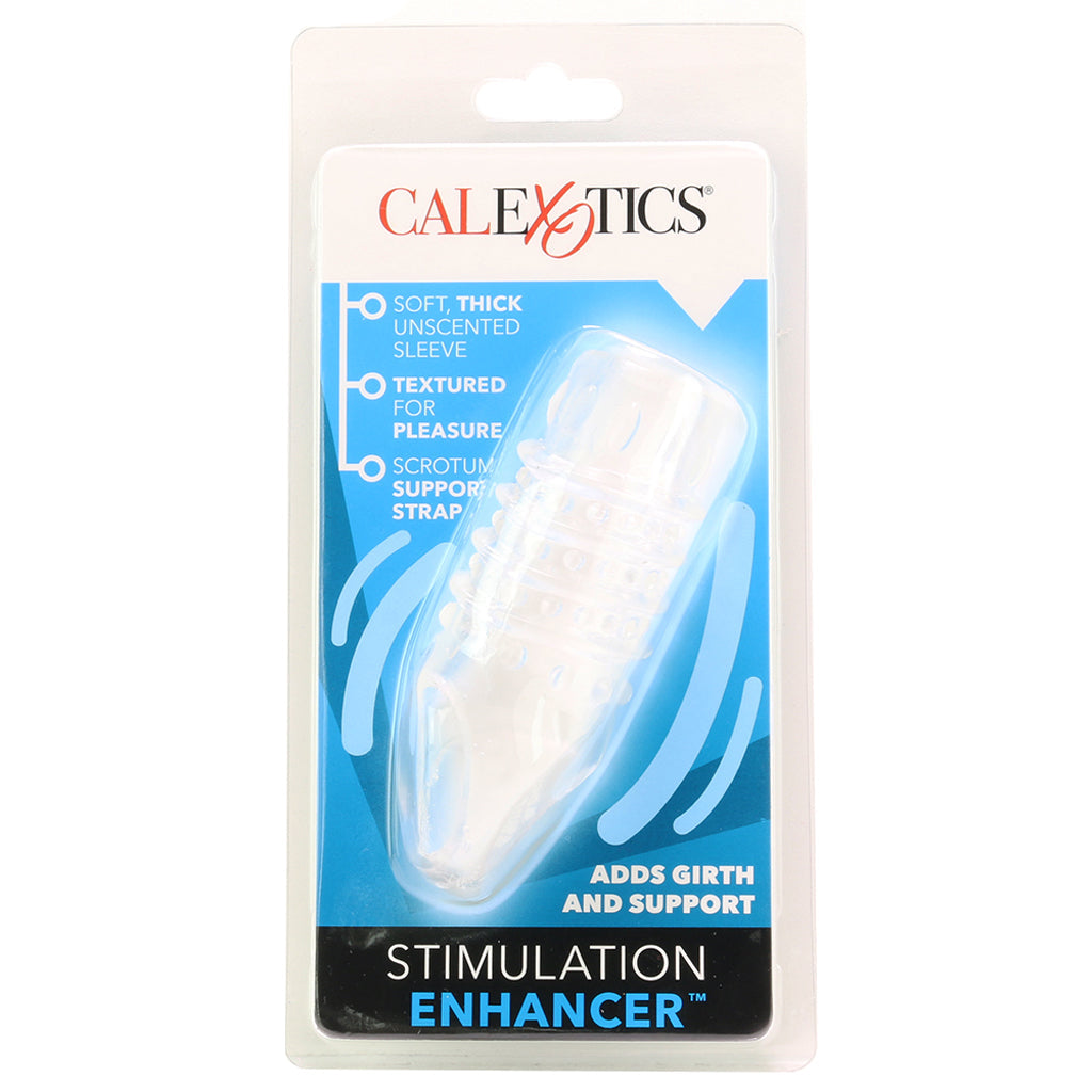 Textured Stimulation Enhancer Penis Sheath in Clear Male Enhancement > Extenders and Sleeves