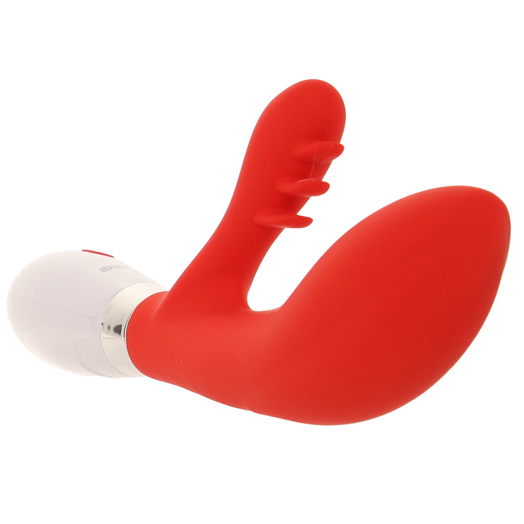 Luminous Agave Rabbit Vibe in Red Vibrators > Rabbit Vibrators