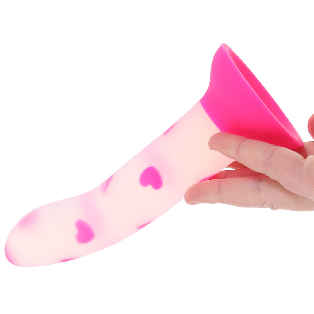 Glow Stick Heart Glow in the Dark Dildo Dildo Sex Toys > G-Spot Dildos