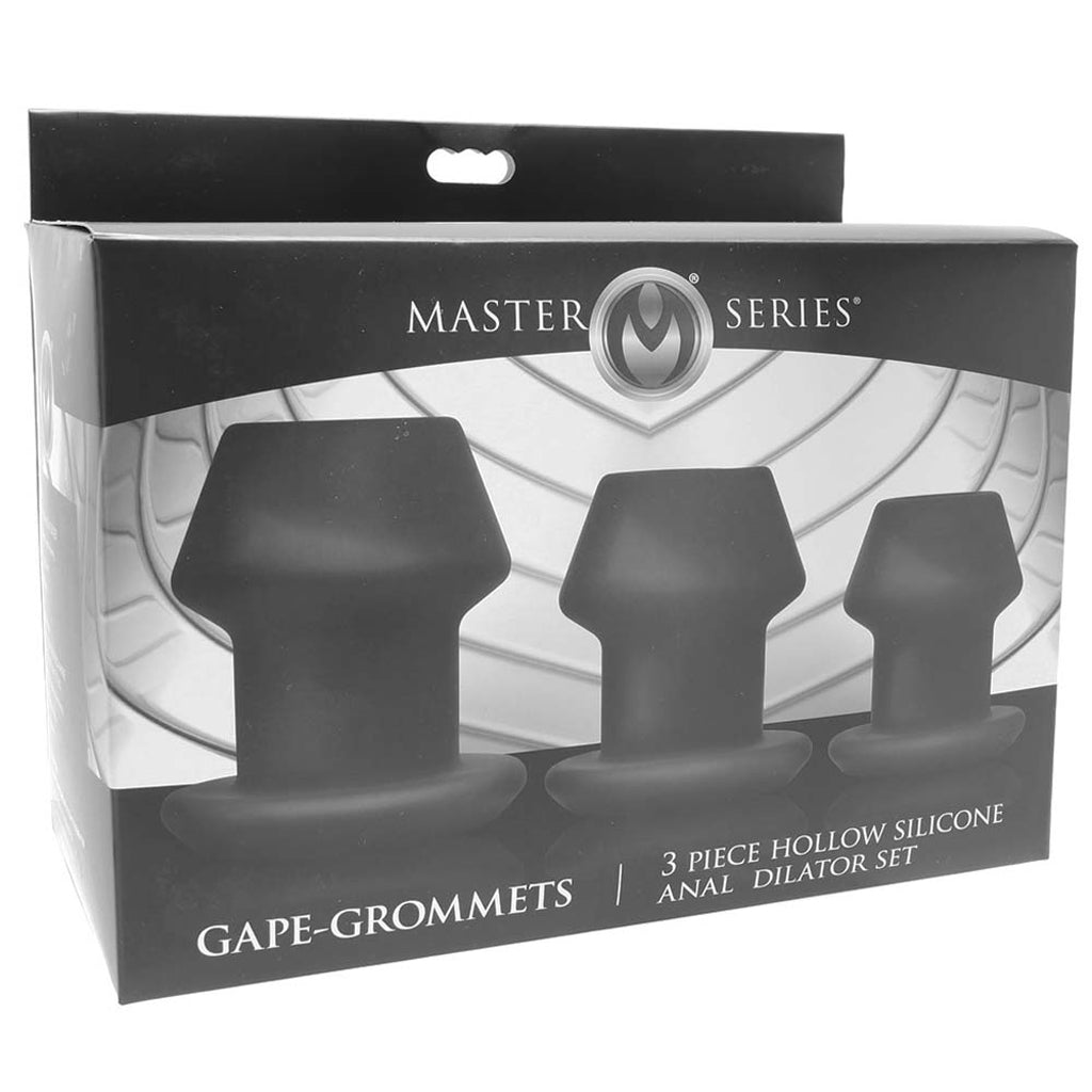 Master Series Gape-Grommets Hollow Anal Dilator Set Anal Sex Toys > Butt Plugs