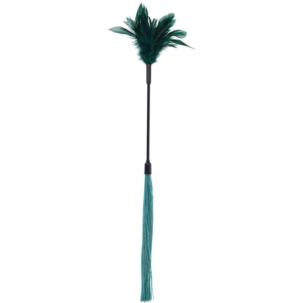 Sex & Mischief Indica Feather and Silicone Tickler Bondage and Fetish > Whips and Crops