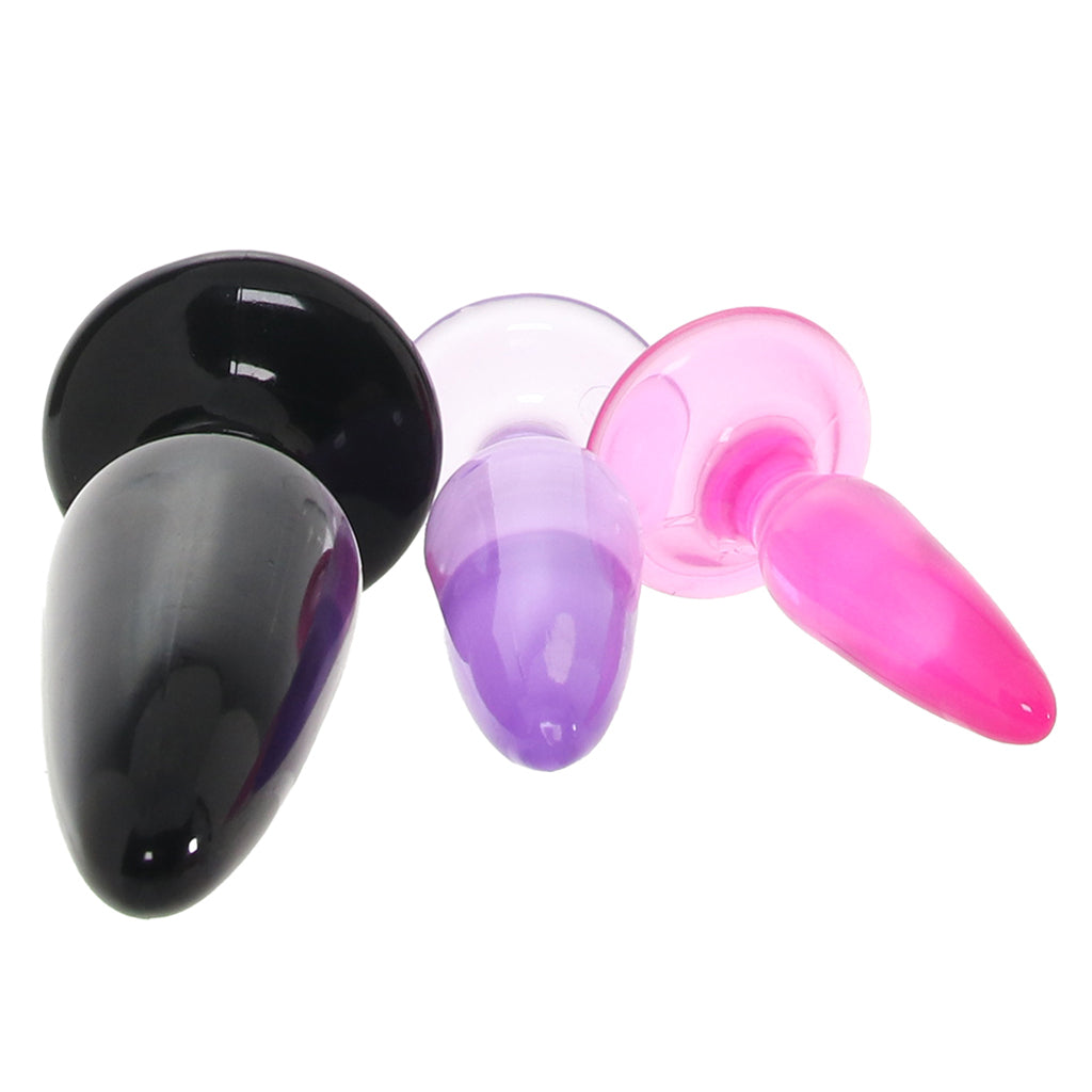Jelly Rancher Anal Trainer Pleasure Plugs Kit Anal Sex Toys > Anal Starter Toys