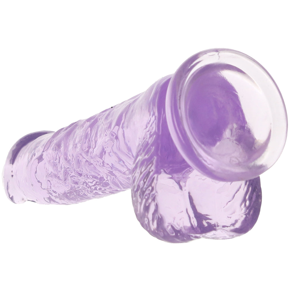 RealRock 5 Inch Realistic Ballsy Dildo in Purple Dildo Sex Toys > Realistic Dildos