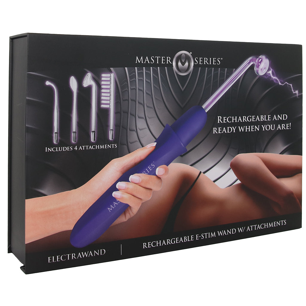 Master Series Electrawand E-Stim Set in Purple Bondage and Fetish > Electro Stim